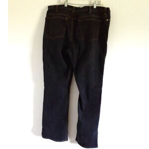 lands end 36 x 31 women's 16 black jeans straight leg denim pants xl